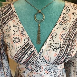 Vintage Y2K Sexy DKNY Cotton Blouse with 3/4 Butterfly Sleeves Open Back